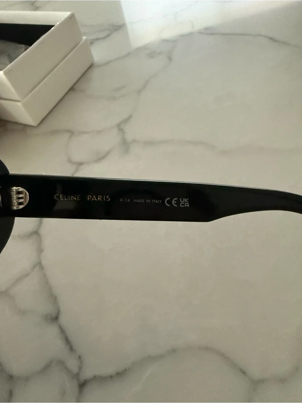 Celine Triomphe Oval Sunglasses Black. CL40194U, 01A, with Packaging